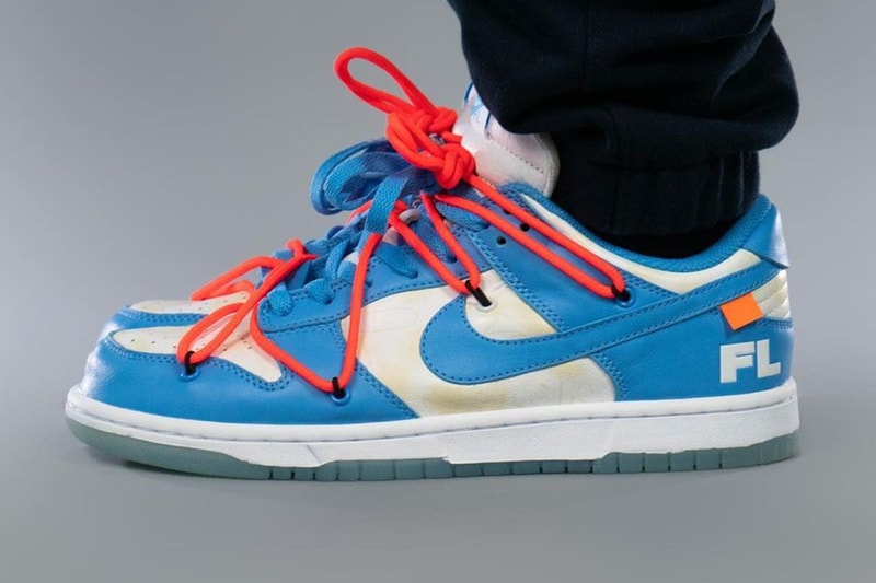 Off-White™ x Futura x Nike Dunk Low「UNC」配色登場