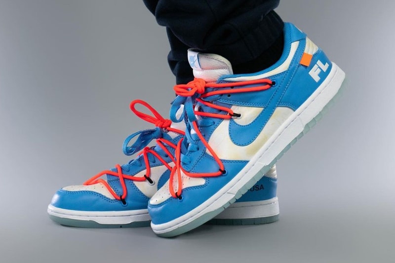 Off-White™ x Futura x Nike Dunk Low「UNC」配色登場