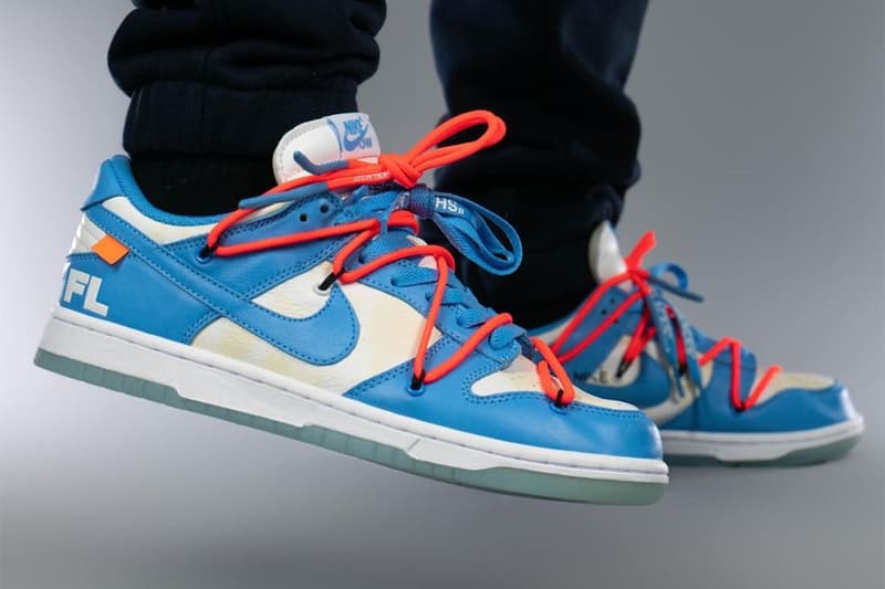 Off-White™ x Futura x Nike Dunk Low「UNC」配色登場