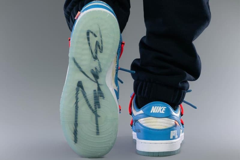Off-White™ x Futura x Nike Dunk Low「UNC」配色登場