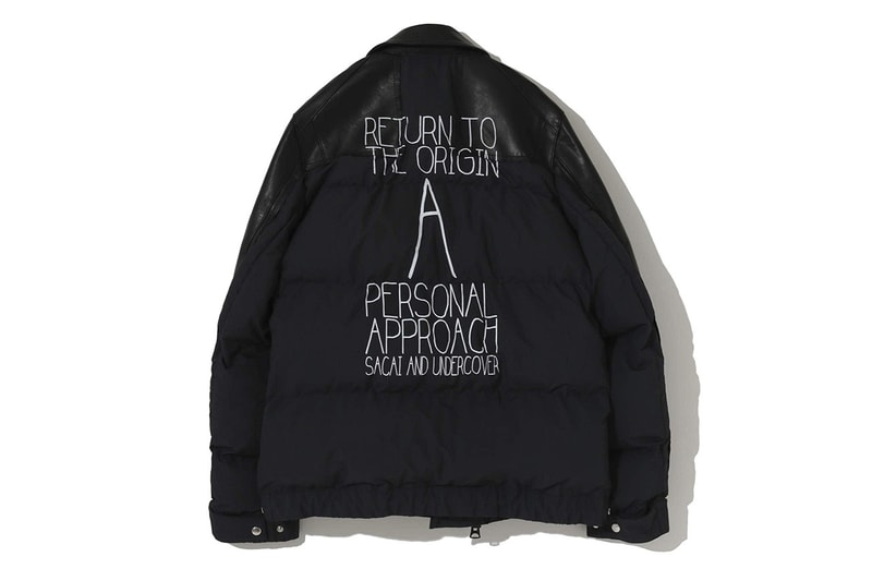 sacai x UNDERCOVER 全新聯乘皮革騎士夾克發佈