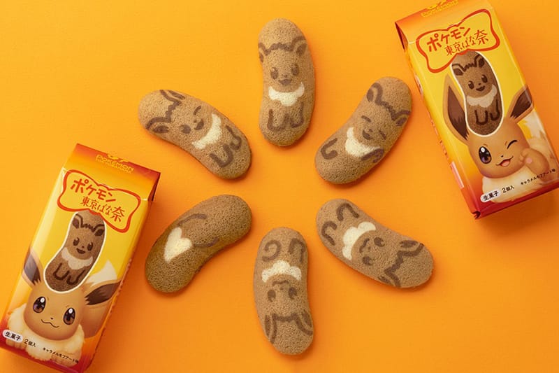 日本人氣伴手禮「東京ばな奈」推出全新 Eevee 造型蛋糕