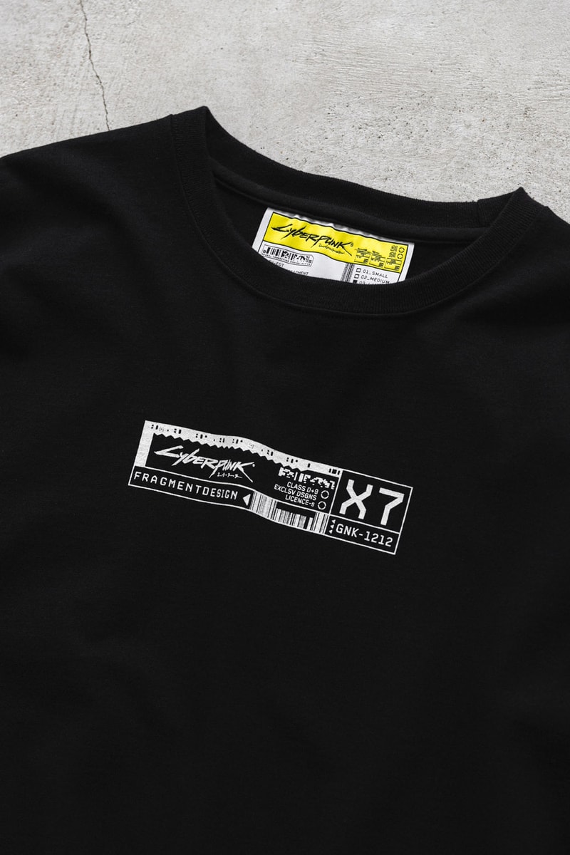 HBX 上架情報：fragment design x《Cyberpunk 2077》最新聯名系列