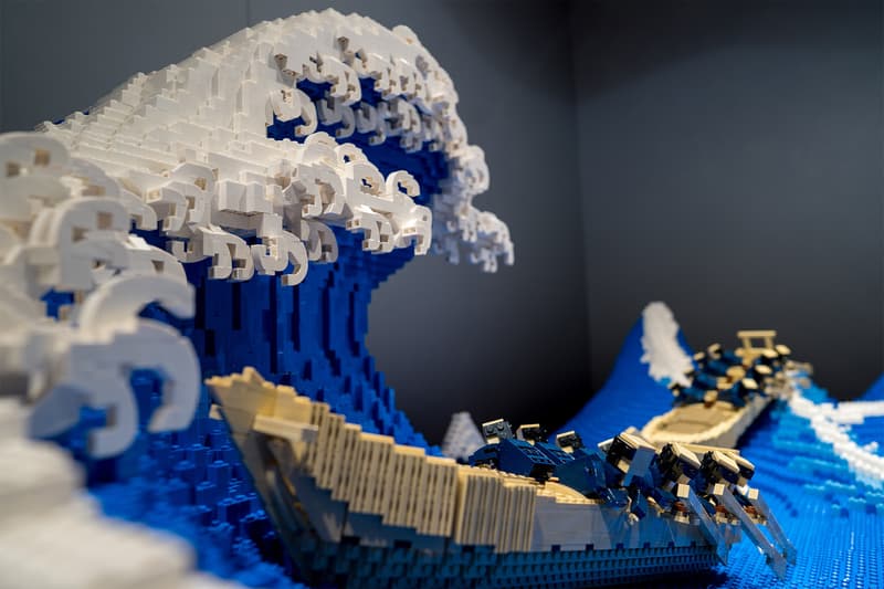 日本 LEGO 達人真正實體化葛飾北齋名作《神奈川沖浪裏》