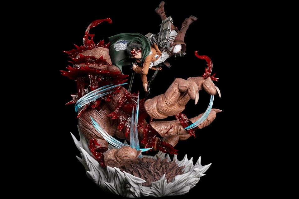Kitsune Statue 推出 進擊的巨人 里維兵長v S 獸之巨人 名場景雕像 Hypebeast Kitsune Statue 推出 進擊的巨人 里維兵長v S 獸之巨人 名場景雕像 Hypebeast