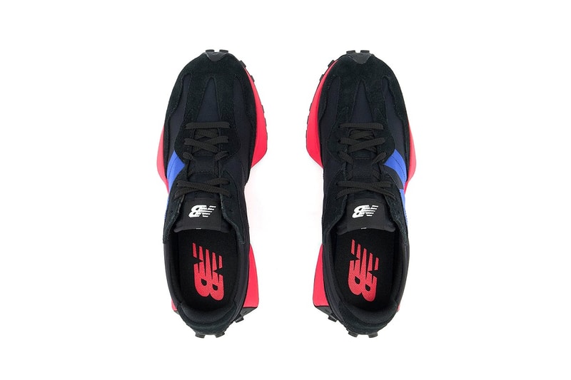 New Balance 327 全新「白藍、黑紅」配色正式上架