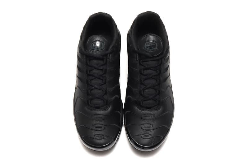 Nike Air Max Plus 推出全新皮革版本「Triple Black」配色