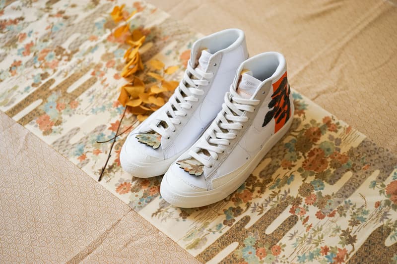 Simple Union 攜手 The Flying Hawk Studio 打造全新客製鞋款 Nike Blazer 77 Mid「松山」