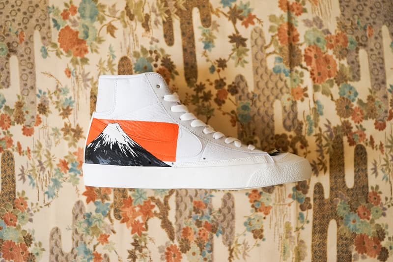 Simple Union 攜手 The Flying Hawk Studio 打造全新客製鞋款 Nike Blazer 77 Mid「松山」