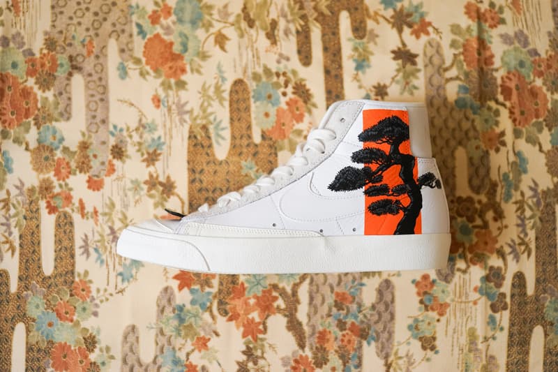 Simple Union 攜手 The Flying Hawk Studio 打造全新客製鞋款 Nike Blazer 77 Mid「松山」