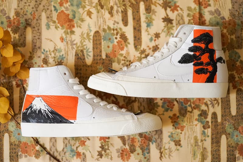 Simple Union 攜手 The Flying Hawk Studio 打造全新客製鞋款 Nike Blazer 77 Mid「松山」