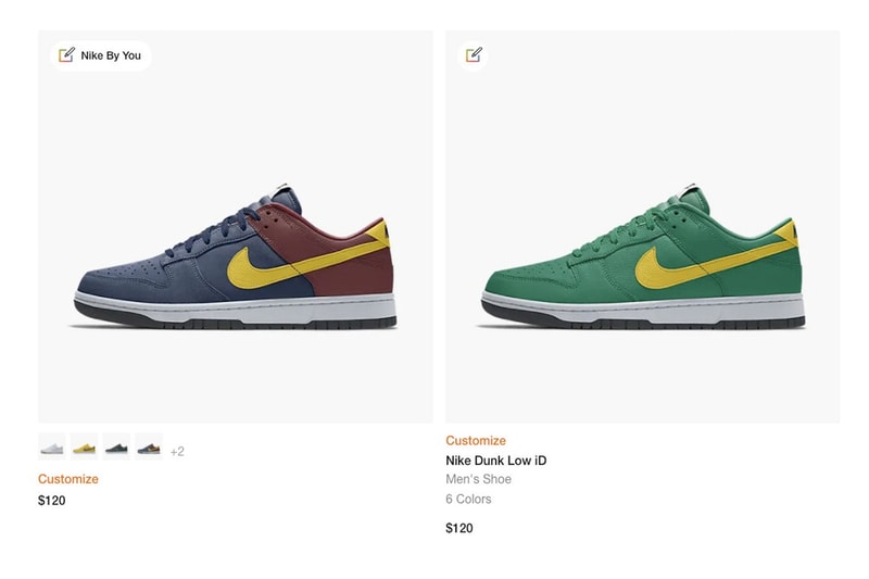 Nike Dunk 或將重新登陸 Nike 客製化球鞋平台「Nike By You」