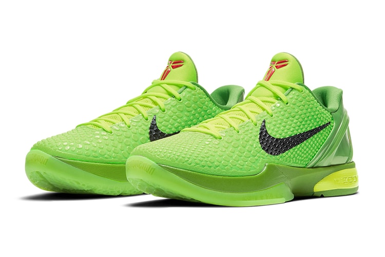 Nike Kobe 6 Protro「Grinch」官方圖輯、發售情報正式公開