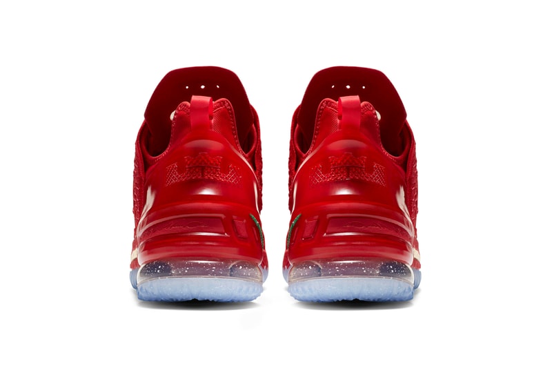 Nike LeBron 18 全新聖誕節配色「X-Mas in LA」正式發佈
