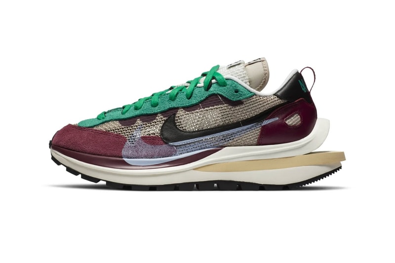 sacai x Nike Vaporwaffle 全新「紫綠配色」官方圖輯、發售情報公開