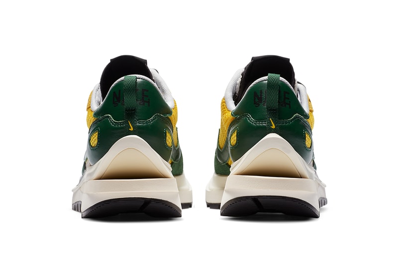 sacai x Nike Vaporwaffle 全新「黃綠配色」官方圖輯、發售情報正式公開