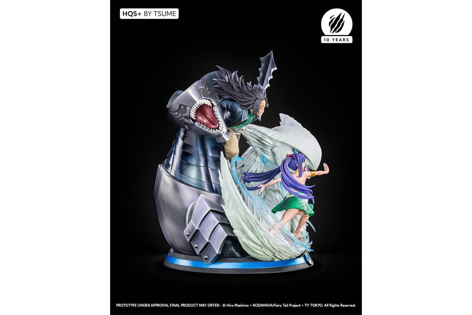 Tsume-Art 推出《FAIRY TAIL 魔導少年》全新 Gajeel、Wendy 雕像