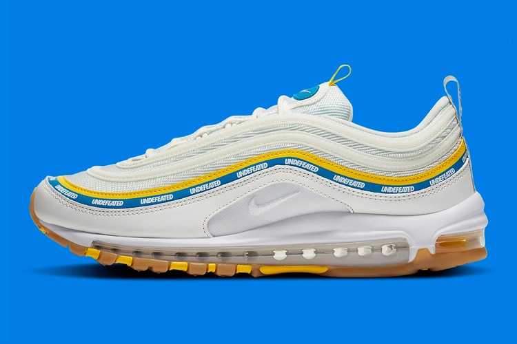 率先預覽 UNDEFEATED x Nike Air Max 97 全新聯乘藍黃配色