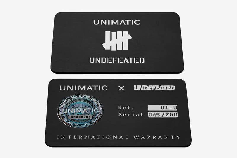 UNDEFEATED 攜手 Unimatic 推出全新 Modello Uno 潛水錶