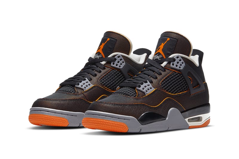 orange jordan 4