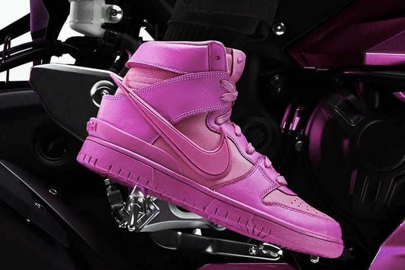 nike dunk high pink