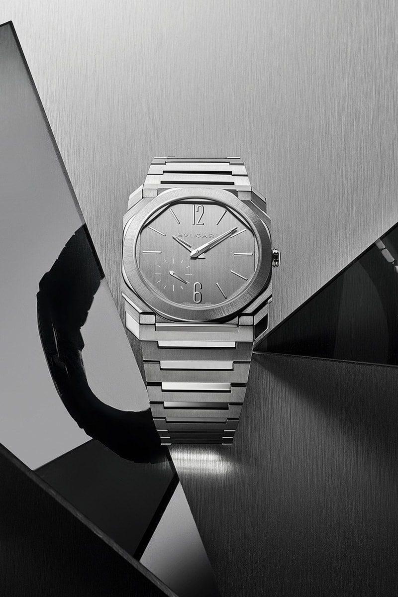 BVLGARI 發表全新 Octo Finissimo S 精鋼鍍銀錶款