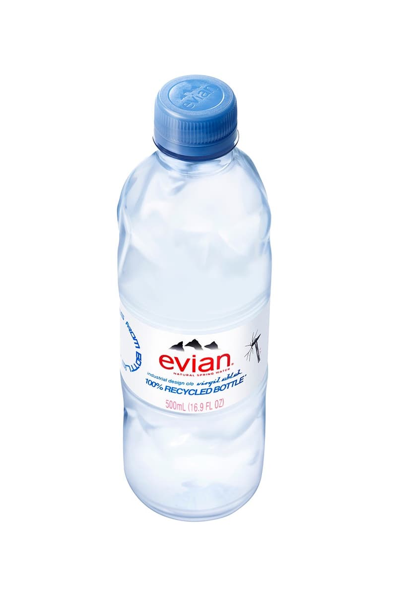 Evian x Virgil Abloh 全新瓶裝水設計正式登場