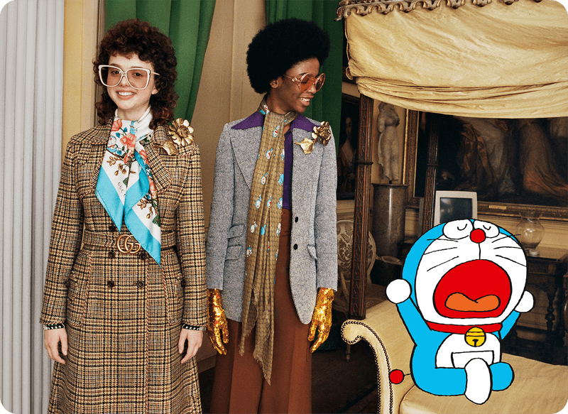 Gucci 攜手《Doraemon 哆啦A夢》打造最新聯名系列