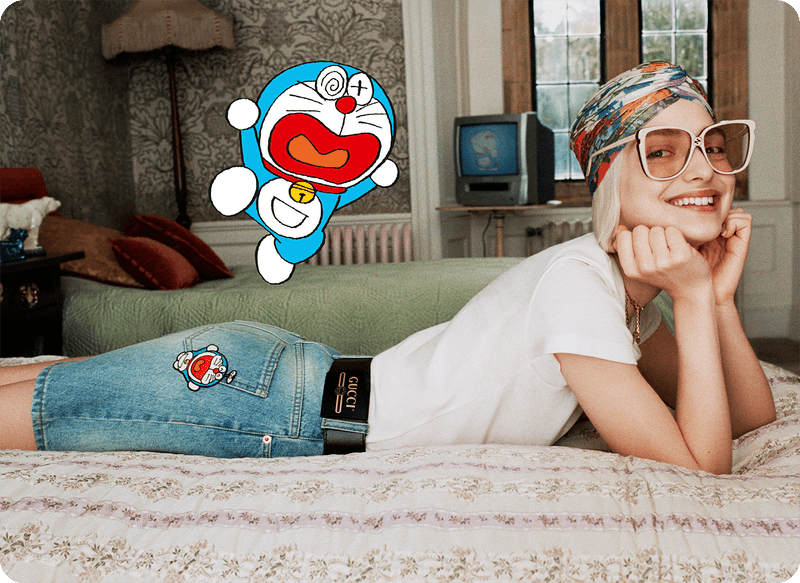 Gucci 攜手《Doraemon 哆啦A夢》打造最新聯名系列