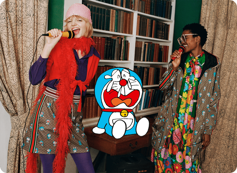 Gucci 攜手《Doraemon 哆啦A夢》打造最新聯名系列
