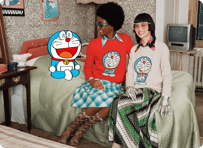 Gucci 攜手《Doraemon 哆啦A夢》打造最新聯名系列
