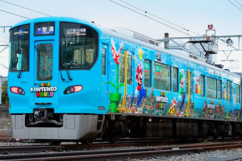 Super Nintendo World 專屬列車正式登場