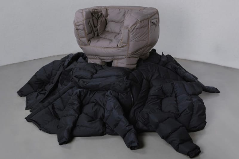 Shirter 推出羽絨裝製成坐椅