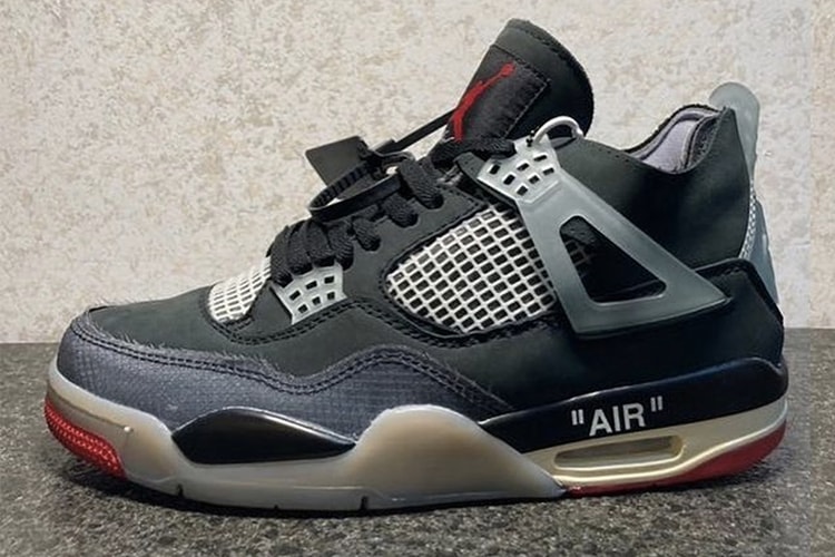 Off-White™ x Air Jordan 4 經典配色「Bred」最新圖輯率先曝光