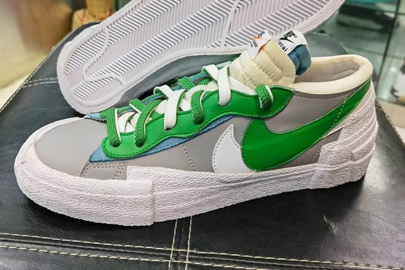 green nike sacai