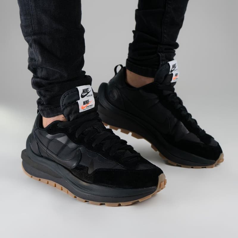 率先近賞 sacai x Nike Vaporwaffle 全新黑魂配色「Black/Gum」