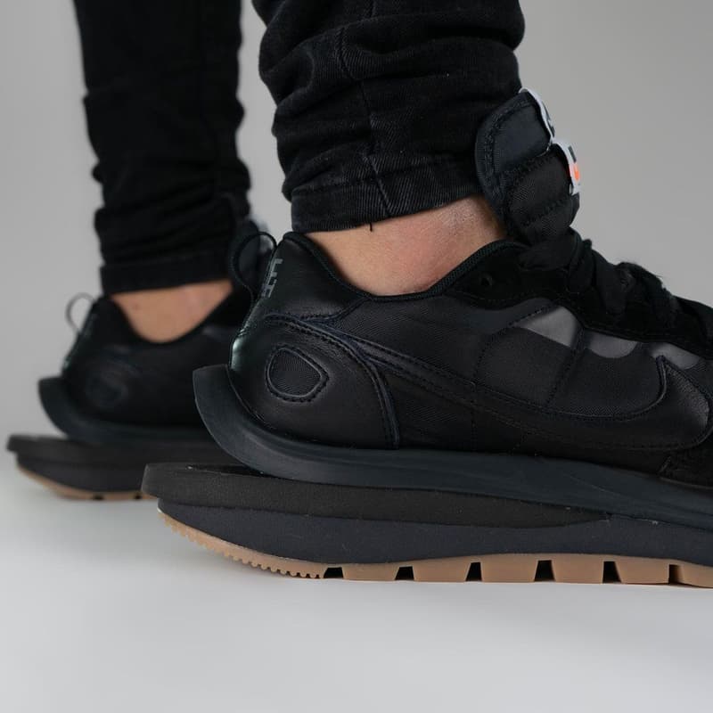 率先近賞 sacai x Nike Vaporwaffle 全新黑魂配色「Black/Gum」