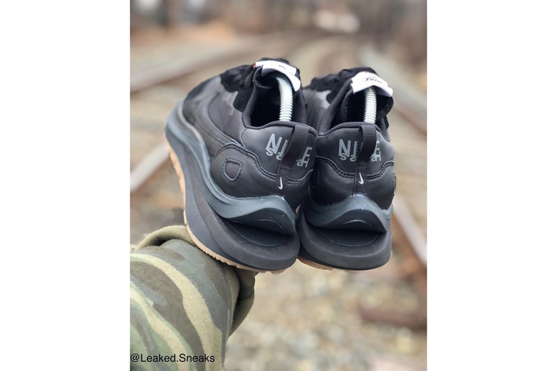 sacai x Nike Vaporwaffle 全新「Nylon Black」配色率先曝光