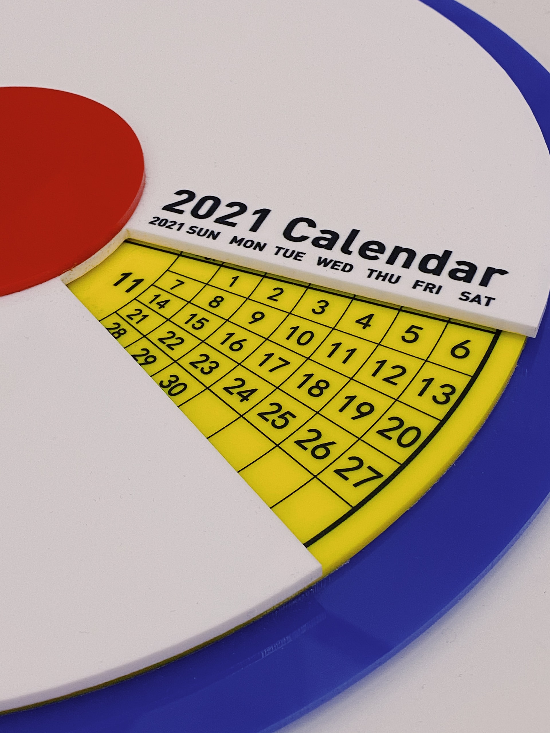 設計單位多喜工業推出 project-Basic Formula 2021 Canlendar 轉輪日曆