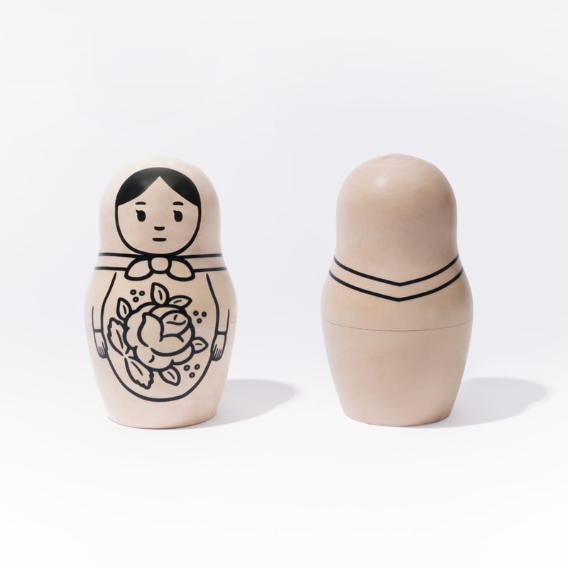 AllRightsReserved 攜手日本藝術家 Noritake 打造 「MATRYOSHKA」原木雕塑