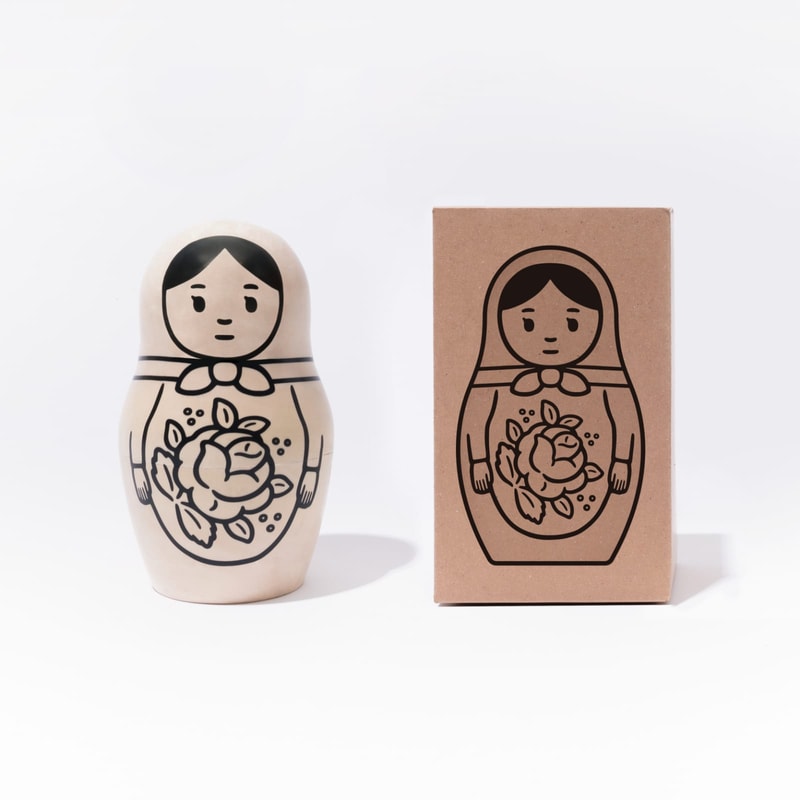 AllRightsReserved 攜手日本藝術家 Noritake 打造 「MATRYOSHKA」原木雕塑