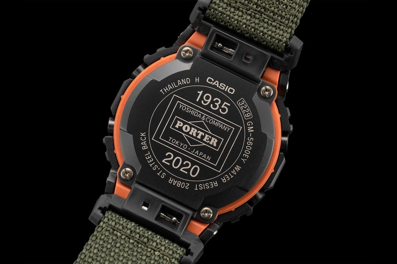 G-Shock x PORTER 全新聯乘 GM-5600EY 腕錶發佈