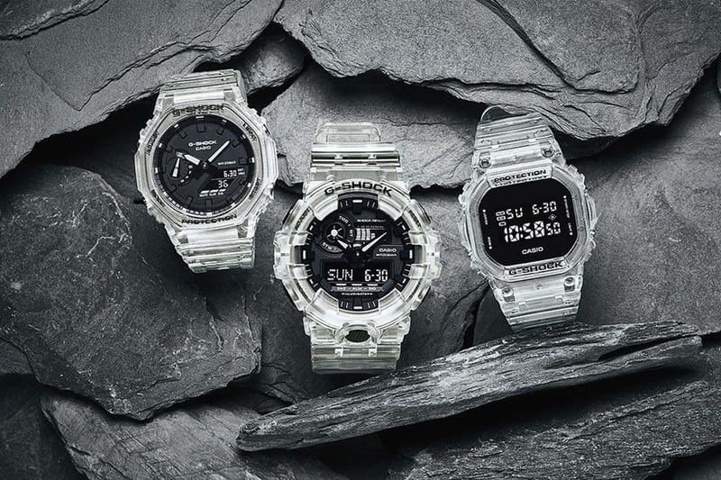 G-Shock 發表全新半透明物料 Transparent Pack 系列腕錶