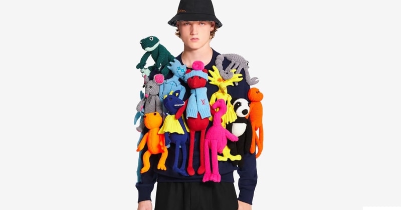 Louis Vuitton 訂製款 PUPPETS ALL-OVER 圓領毛衣正式登場