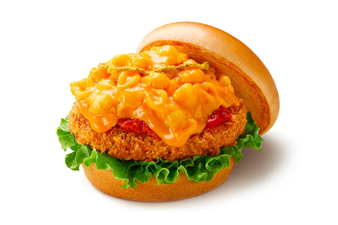 日本 Mos Burger 推出全新「Mac'n'Cheese 與 Croquette」漢堡