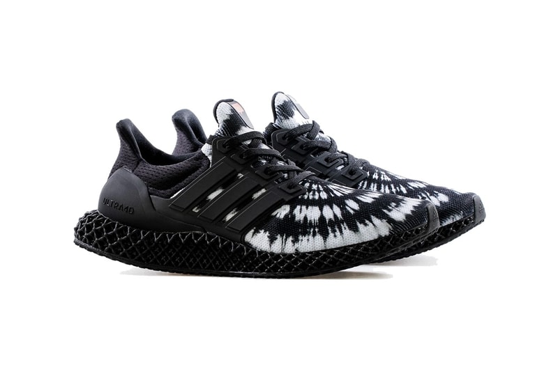 Nice Kicks x adidas Ultra4D 全新聯名黑白扎染鞋款正式登場