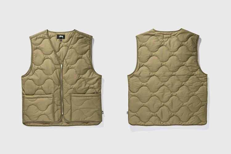 Stüssy 全新 Quilted Liner 背心正式上架