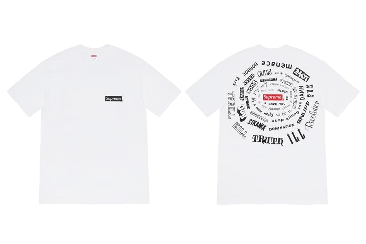 Supreme 2021 春夏 T-Shirt 系列