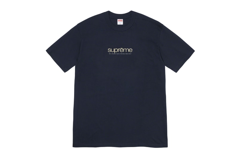 Supreme 2021 春夏 T-Shirt 系列正式發佈