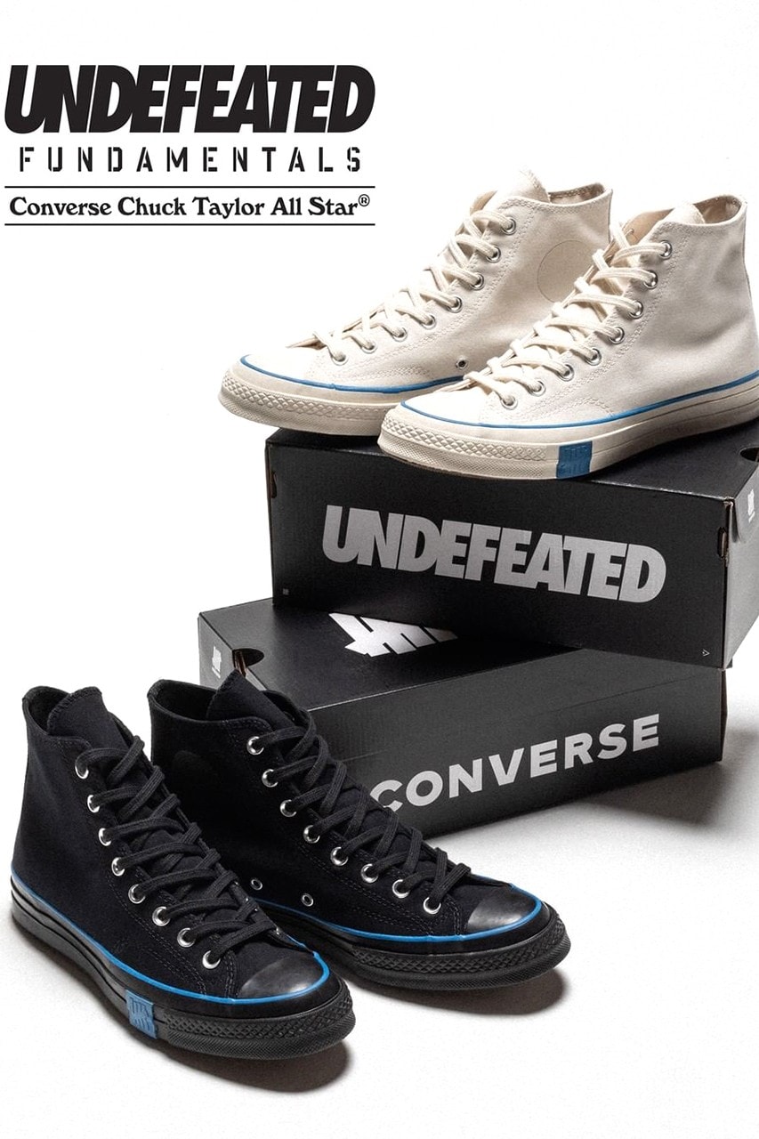 UNDEFEATED x Converse Chuck 70 Hi 最新聯名系列「Fundamentals」正式登場